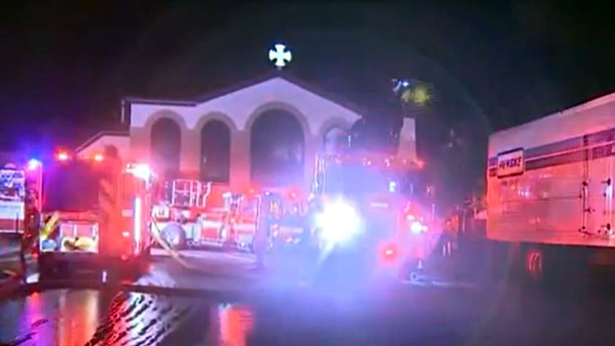 Crews extinguish fire at Somerville church Boston News, Weather