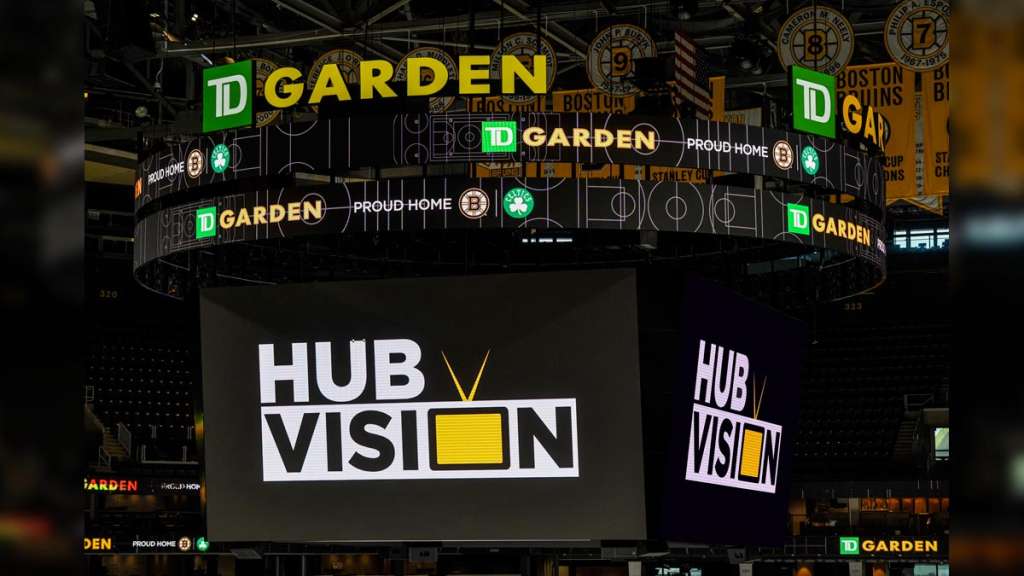 Td Garden Unveils New Jumbotron With 4 Main Display Screens That Nearly Doubled In Size Boston News Weather Sports Whdh 7news