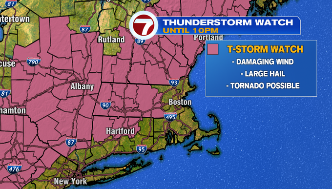 Scattered Strong to Severe Storms Through This Evening - Boston News ...