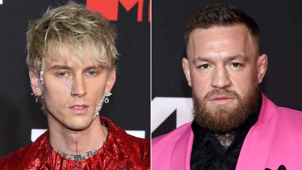 Machine Gun Kelly (L), Conor McGregor