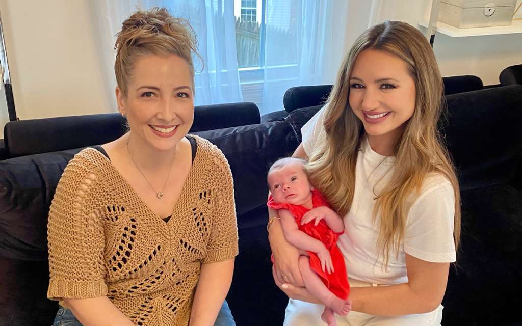 Jacqui Webb (R), Nichole Casper