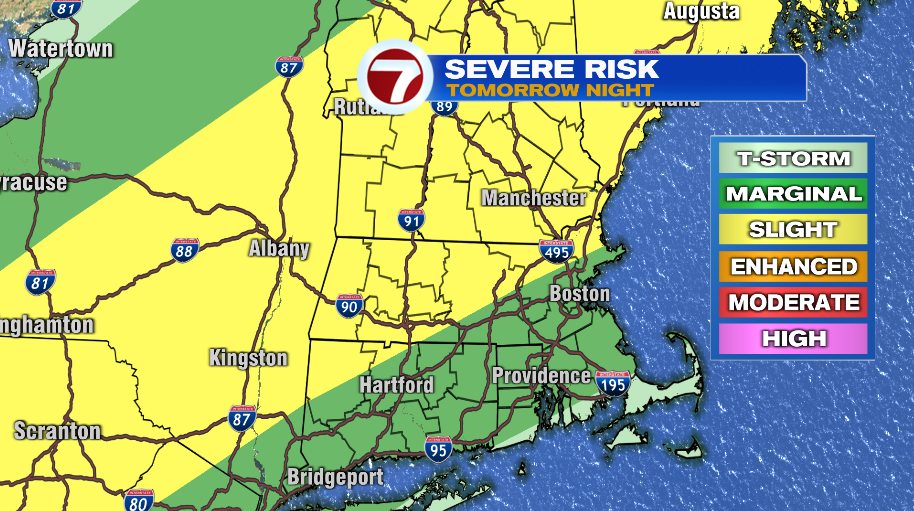 Strong To Severe Storms Wednesday Evening-Night, A Few Showers Thursday ...