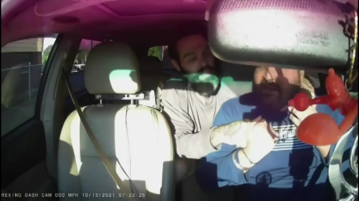 Dramatic dashcam video shows Worcester cab driver being slapped