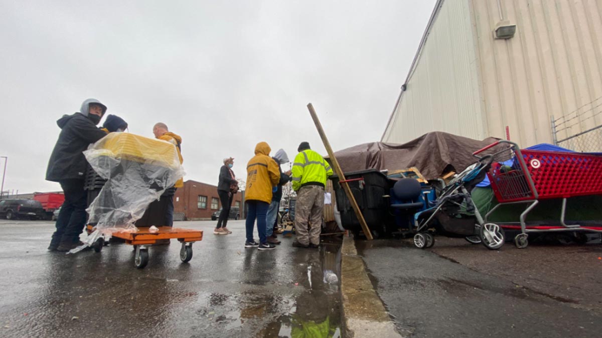 Boston Begins Clearing Homeless Camp Citing Opioid Crisis Boston   211025 Boston Homeless 