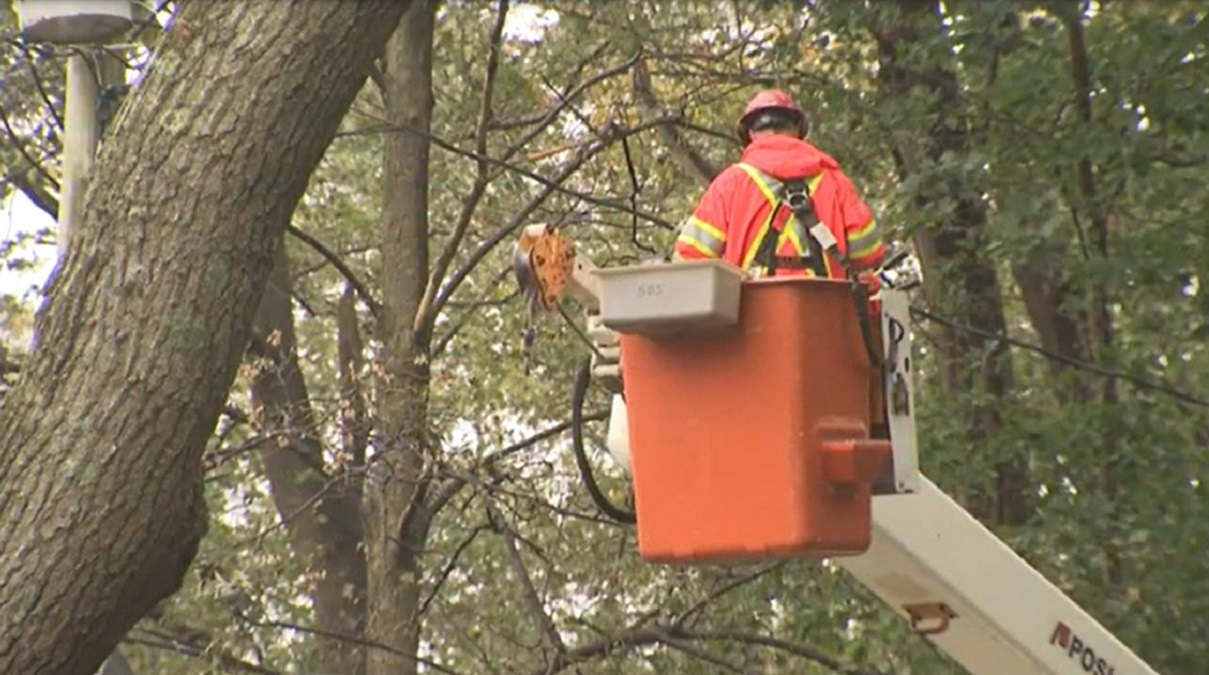 Crews Continue Work As Power Mostly Restored After Massive Storm ...