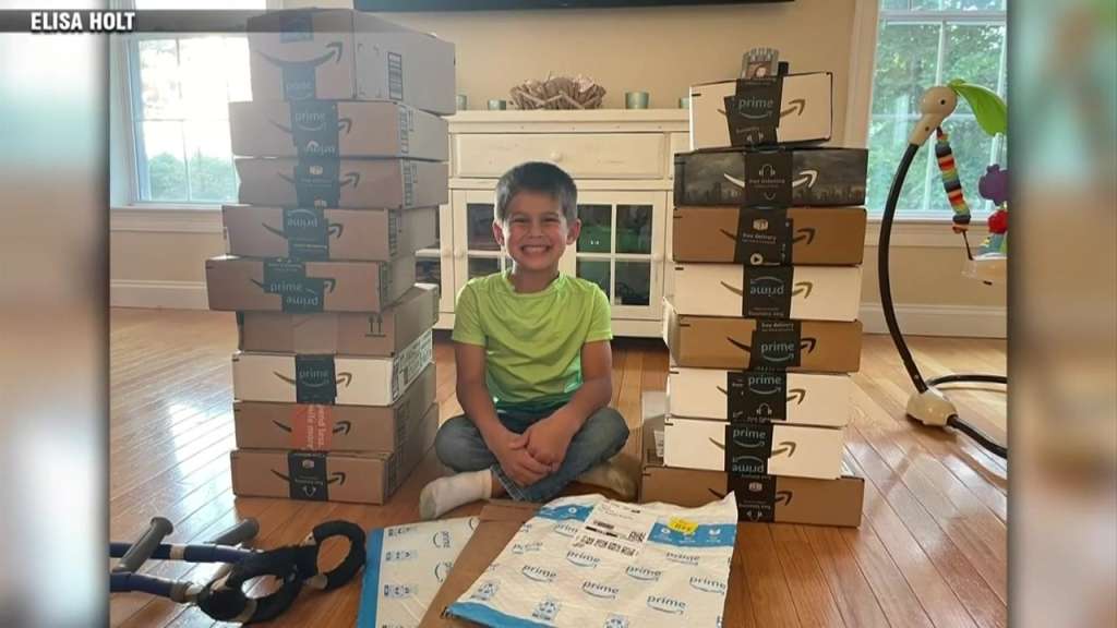 Amesbury boy with rare neurological condition helping get more books