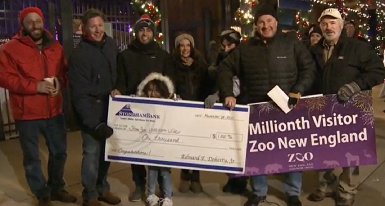 Zoo New England 1 millionth visitor of 2021 Boston News
