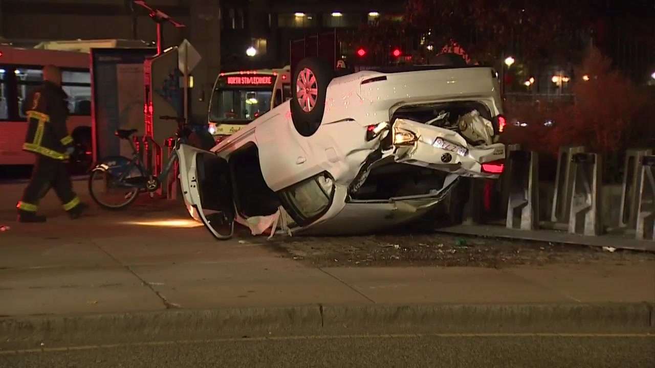 Police investigating rollover crash in Boston - Boston News, Weather ...