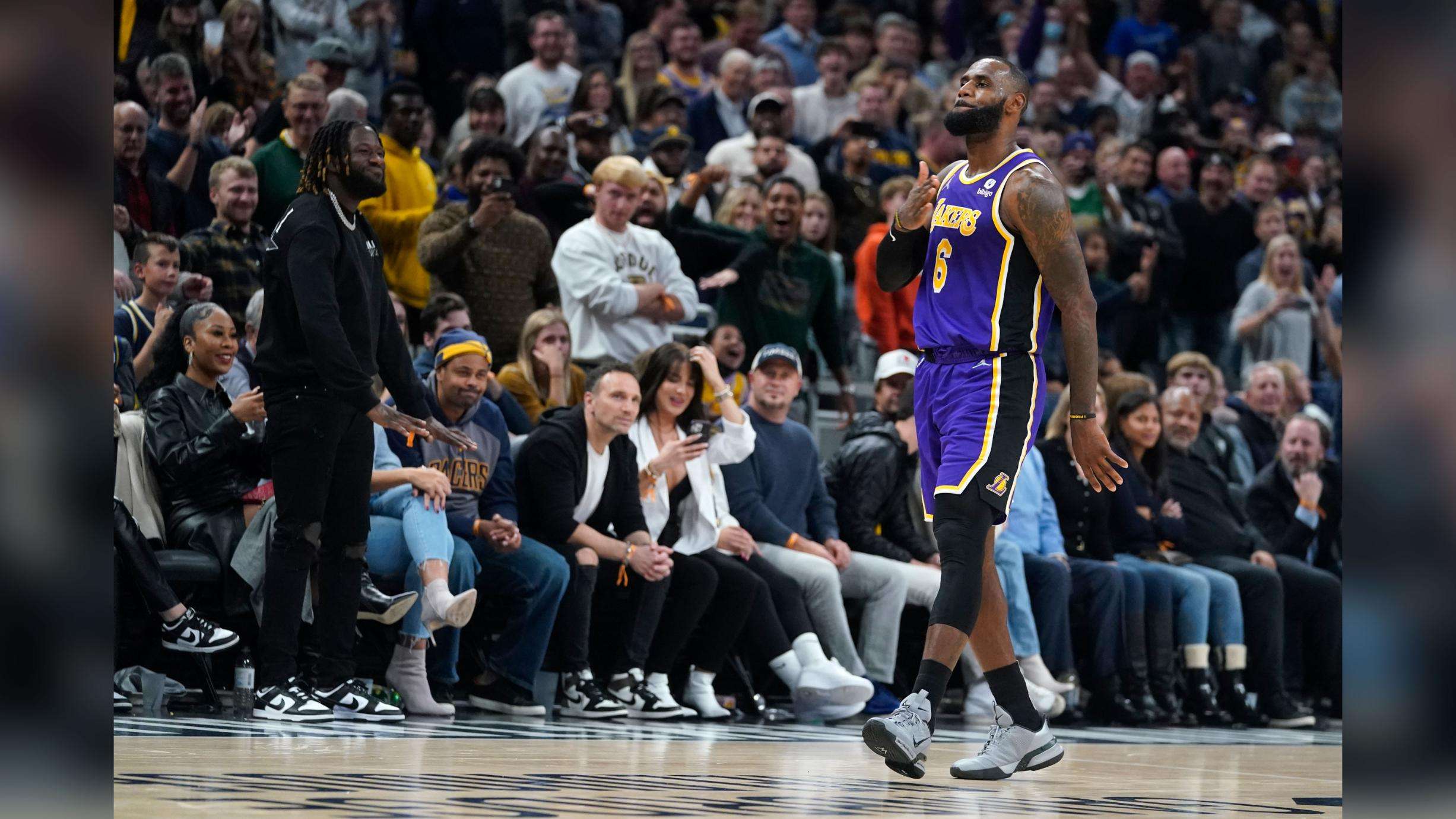 LeBron James gets fans ejected from courtside on return and hits clutch ...