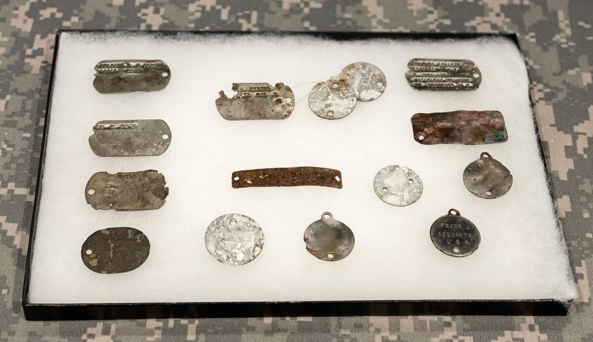Dog tag, ring and wife's name found in wreckage of World War II