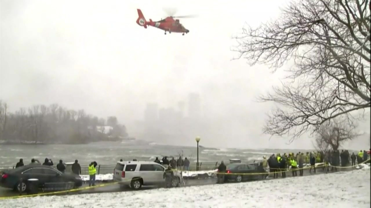 Woman pulled from submerged car near brink of Niagara Falls has died, police say Boston News
