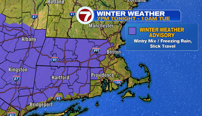 Dry Today, Wintry Mix Tonight Into Tuesday Morning - Boston News, Weather, Sports | WHDH 7News 2 8 10