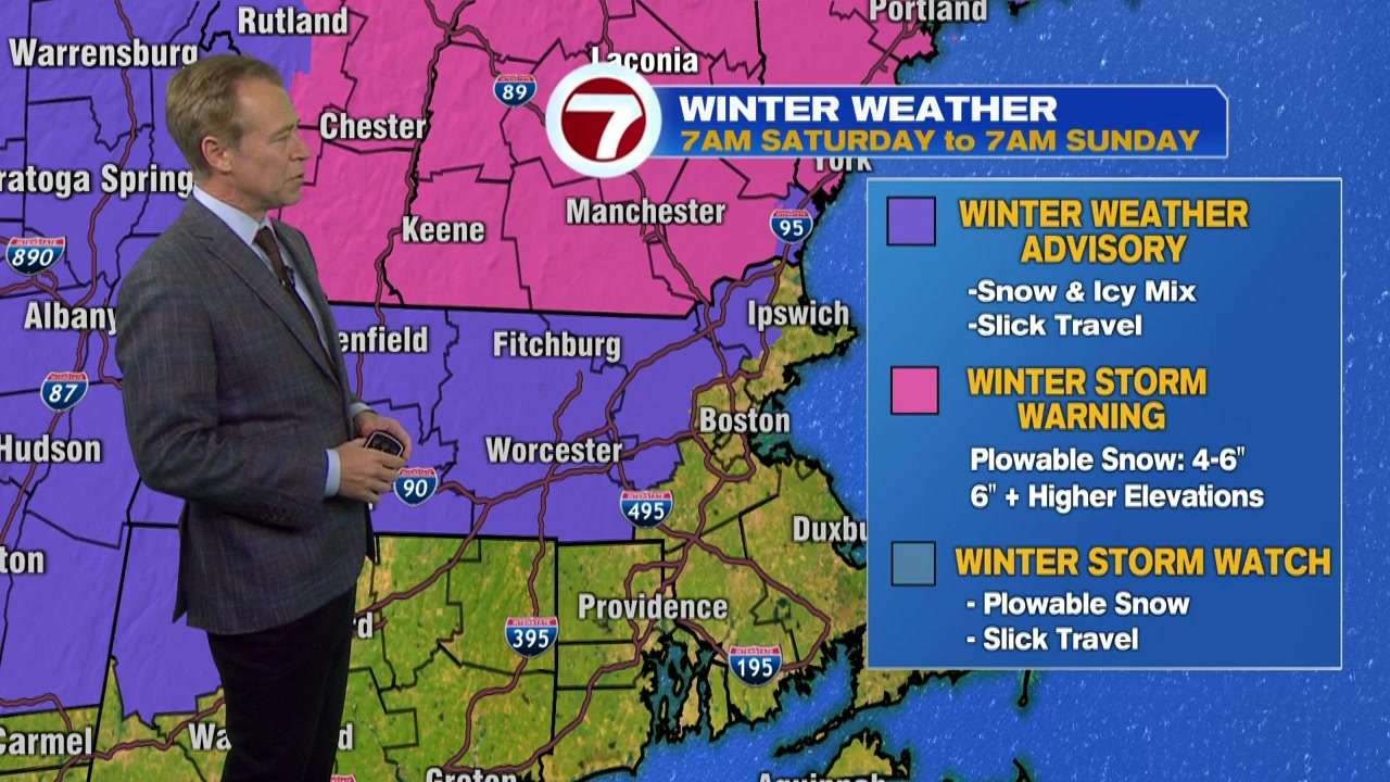 Winter weather advisory issued for parts of Massachusetts ahead of ...