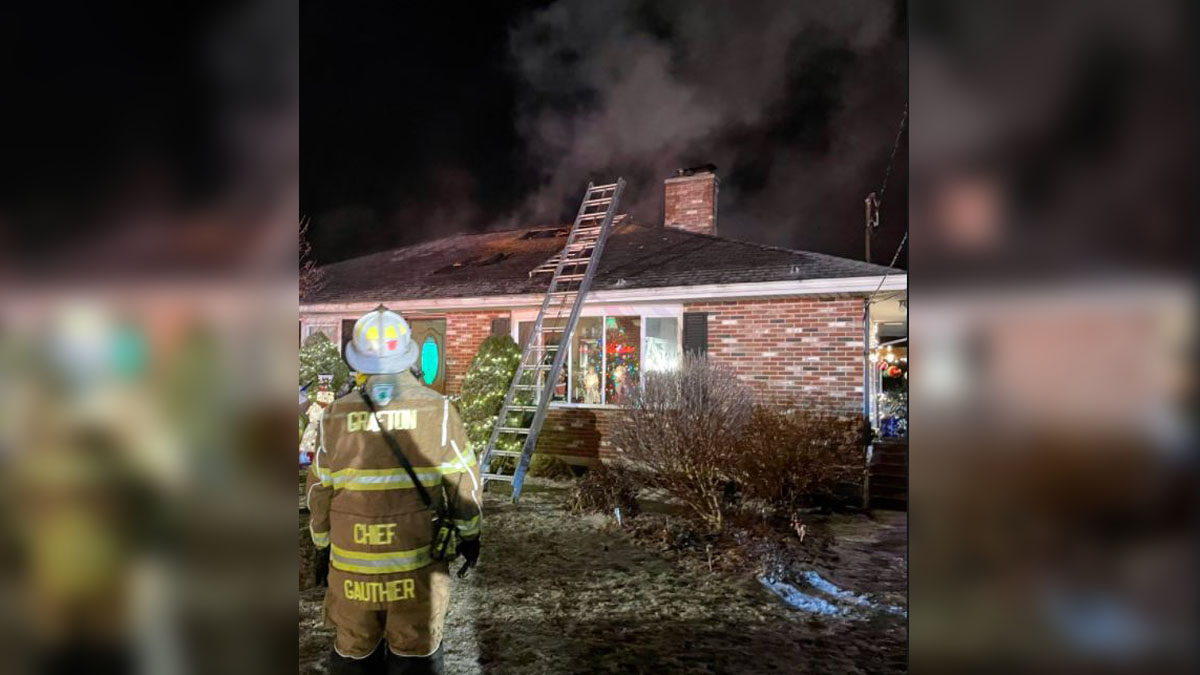 Family displaced following Christmas Day house fire in Grafton Boston