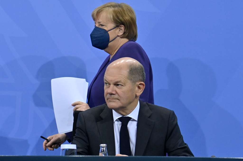 Olaf Scholz Angela Merkel