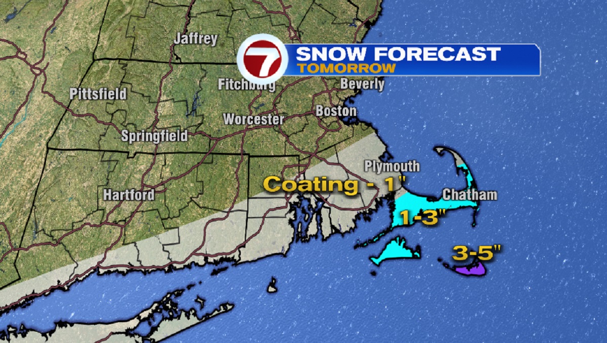 Winter storm watch in effect Monday for Martha’s Vineyard