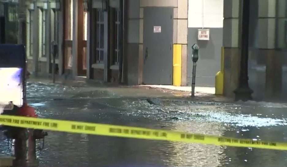 Crews repair massive water main break in downtown Boston likely caused ...