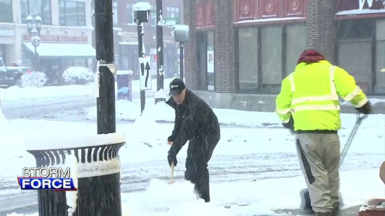 Grab the shovels! Residents digging out after storm moves through Mass ...