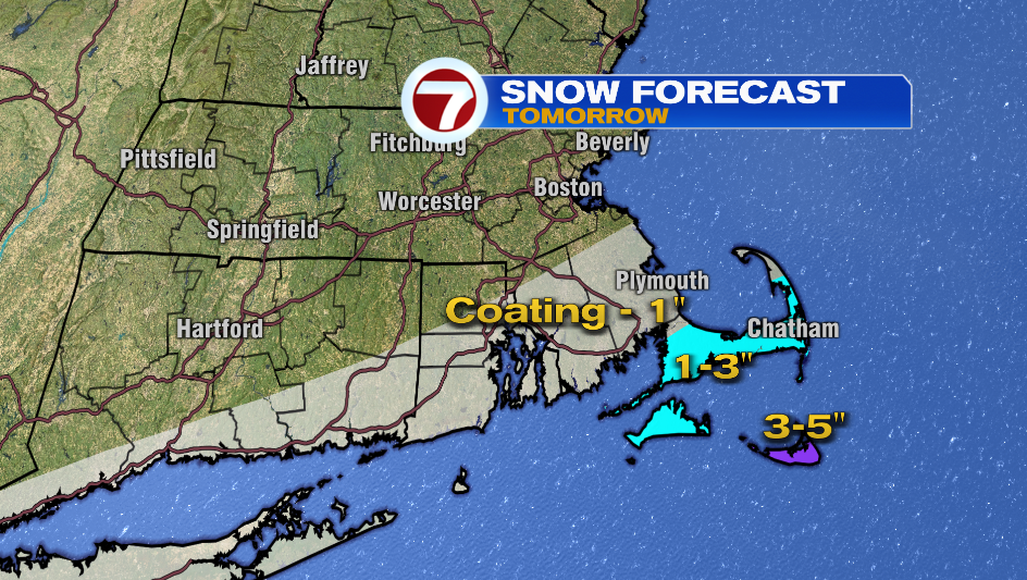 Cold Monday, Snow For The Cape And The Islands - Boston News, Weather ...