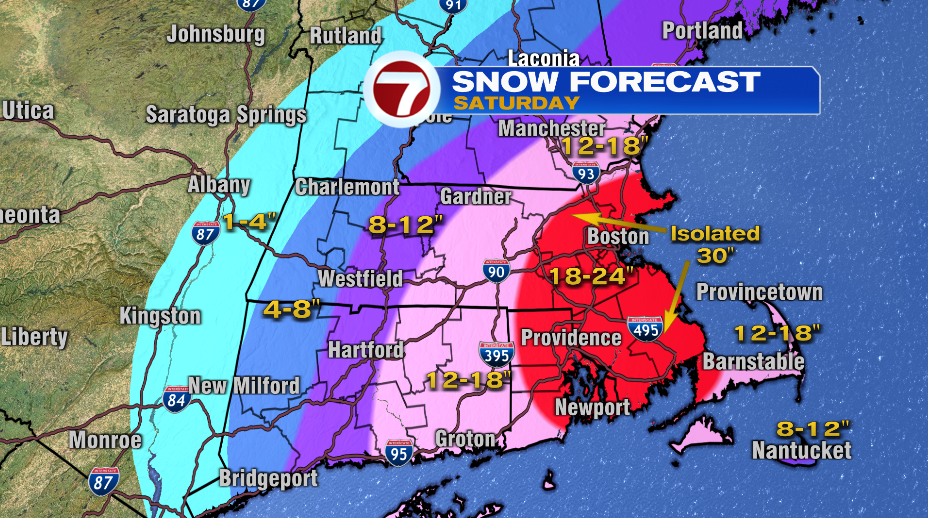 Major Snow Storm Late Friday Night – Saturday - Boston News, Weather ...