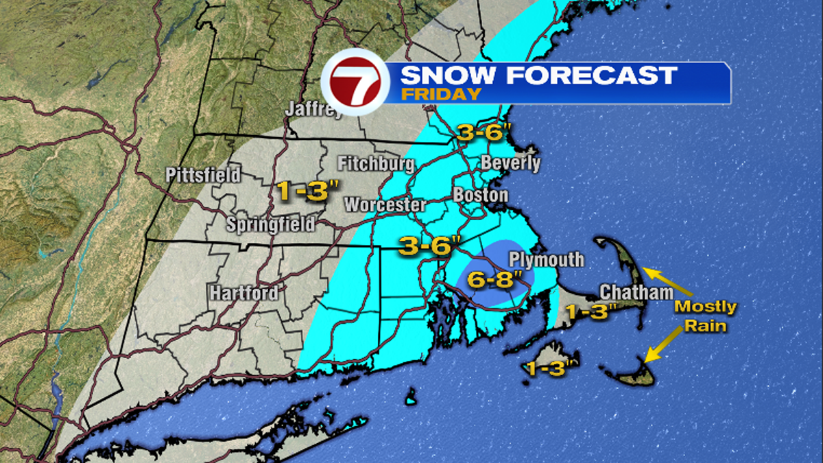 Winter Storm Watch In Effect For Parts Of Mass With Plowable Snow