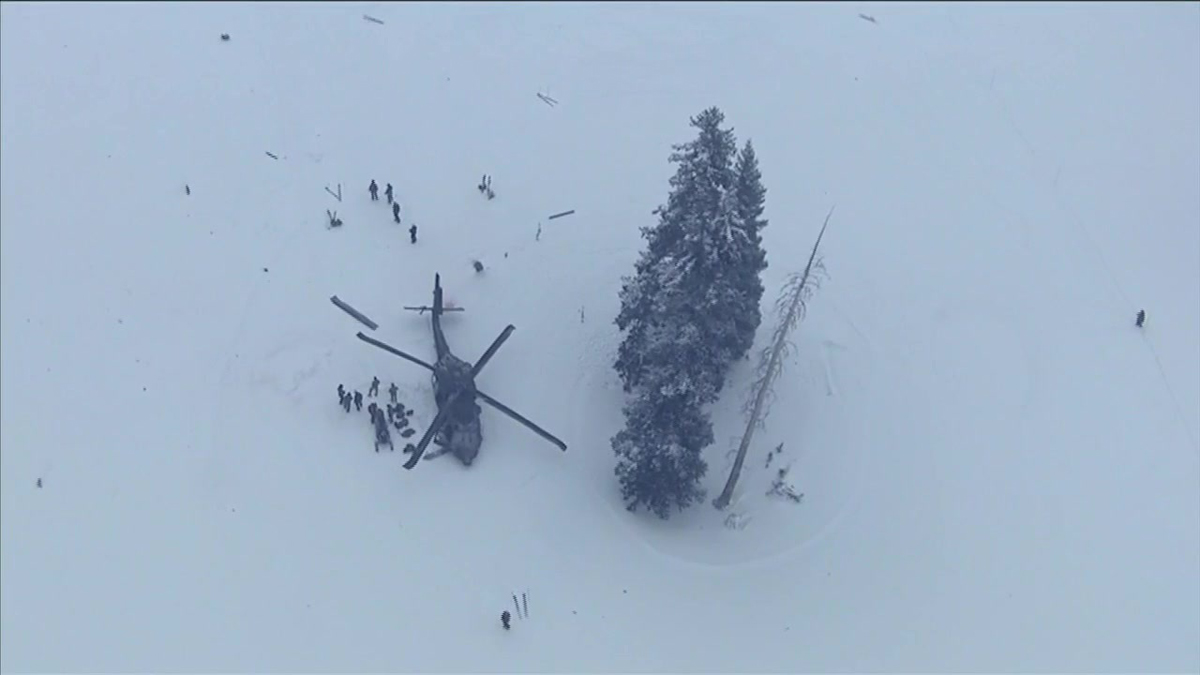 Helicopters Crash Near Utah Ski Resort In Training Accident Boston News Weather Sports
