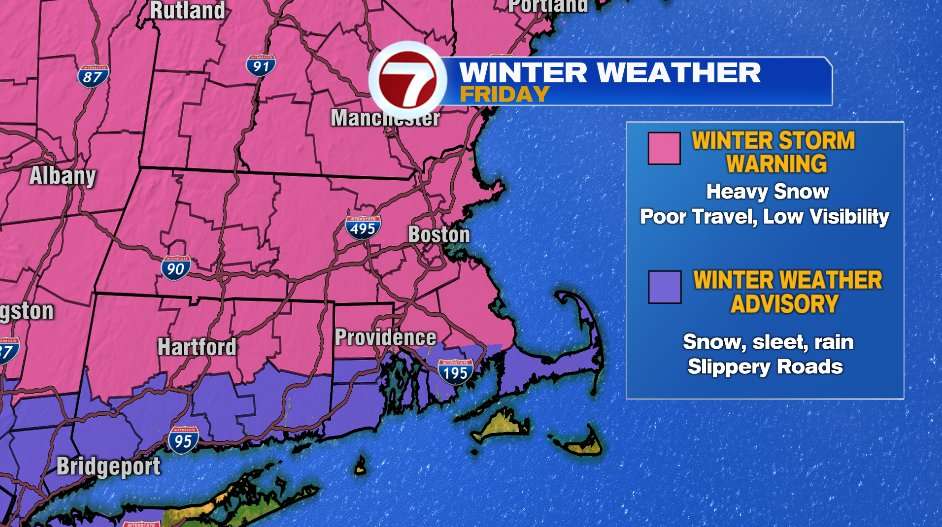 Snow and Sleet Arrive Tonight - Boston News, Weather, Sports | WHDH 7News