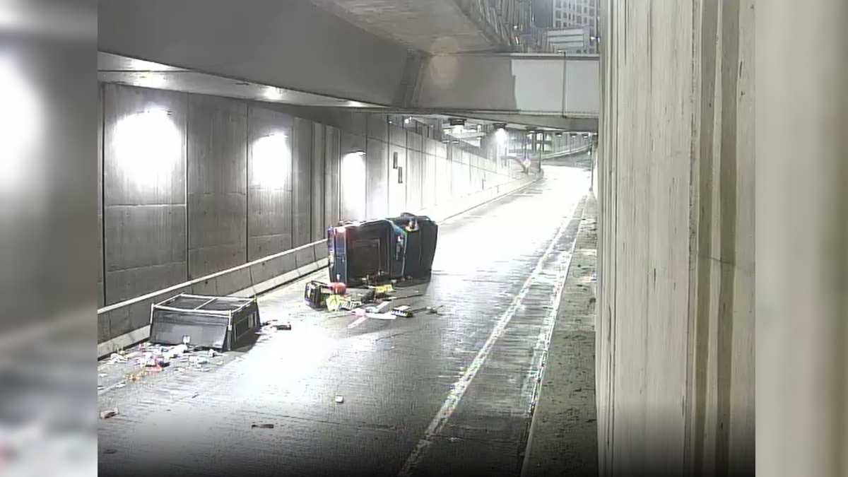 Videos shows vehicle rolling over on Leverett Connector in Boston Boston News, Weather, Sports