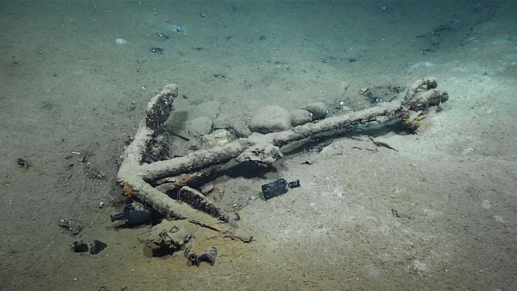 It was crazy': What appears to be the remains of an old ship