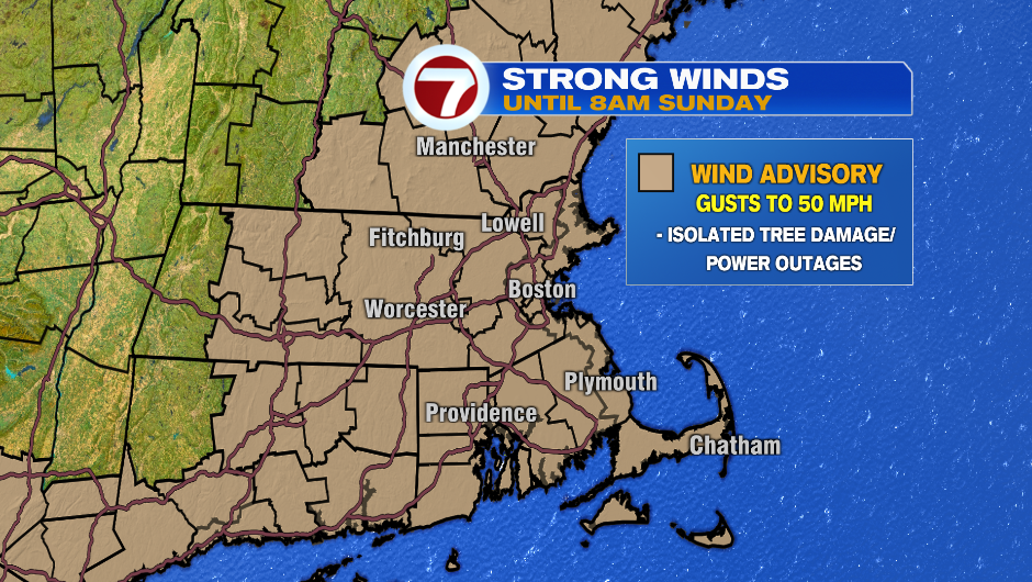 Gradual Clearing And Windy Tonight, Cold Sunday - Boston News, Weather ...