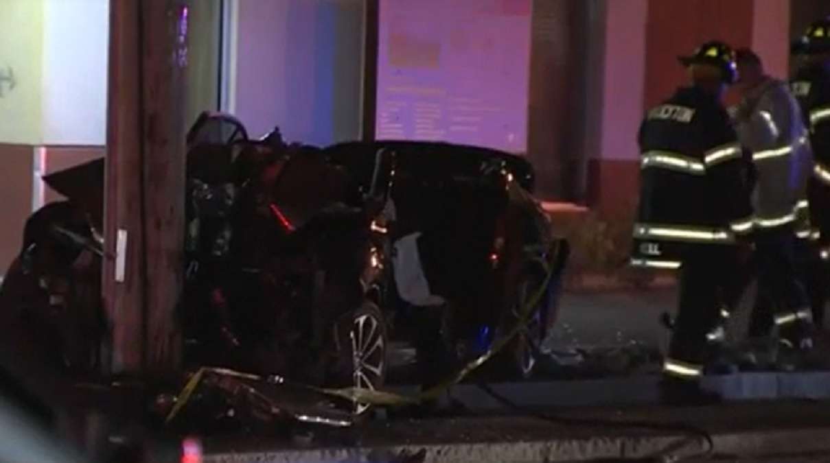Driver seriously injured after car slams into pole in Brockton - Boston ...