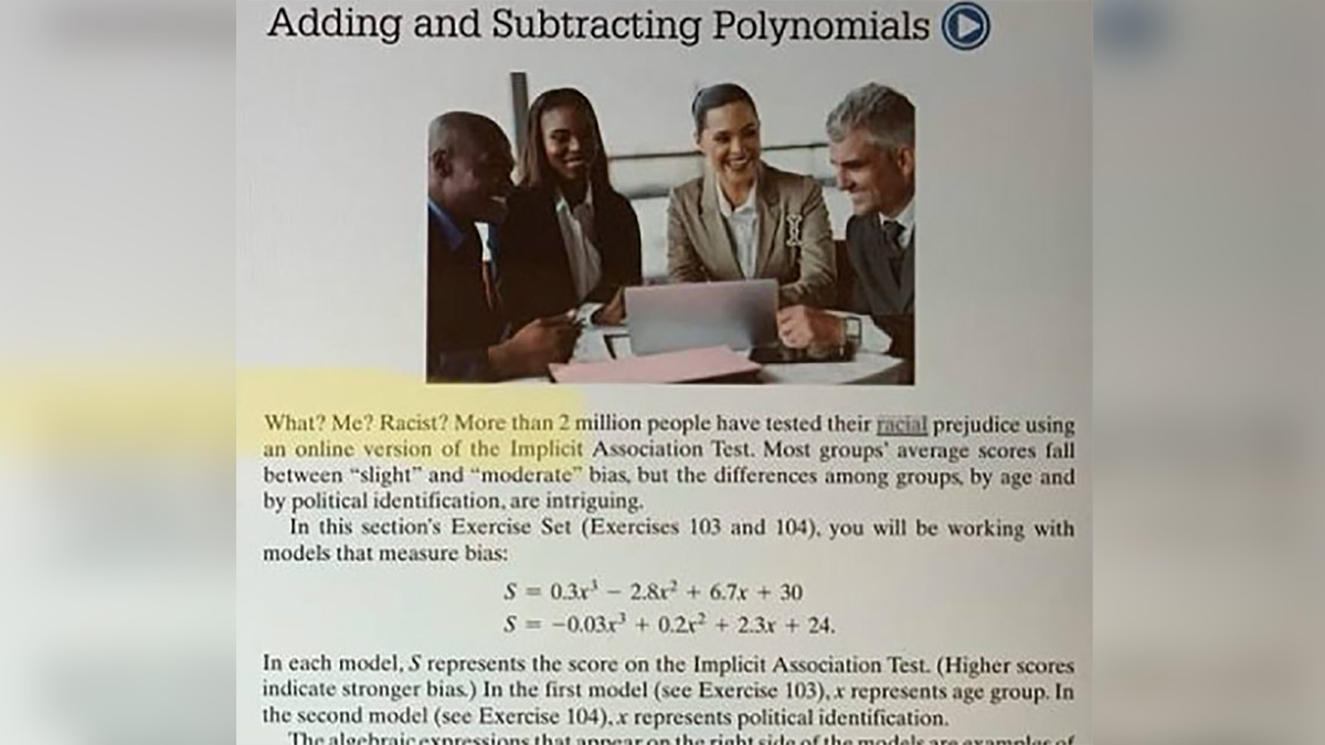 Florida Releases 4 Examples From Math Textbooks It Rejected For Public ...