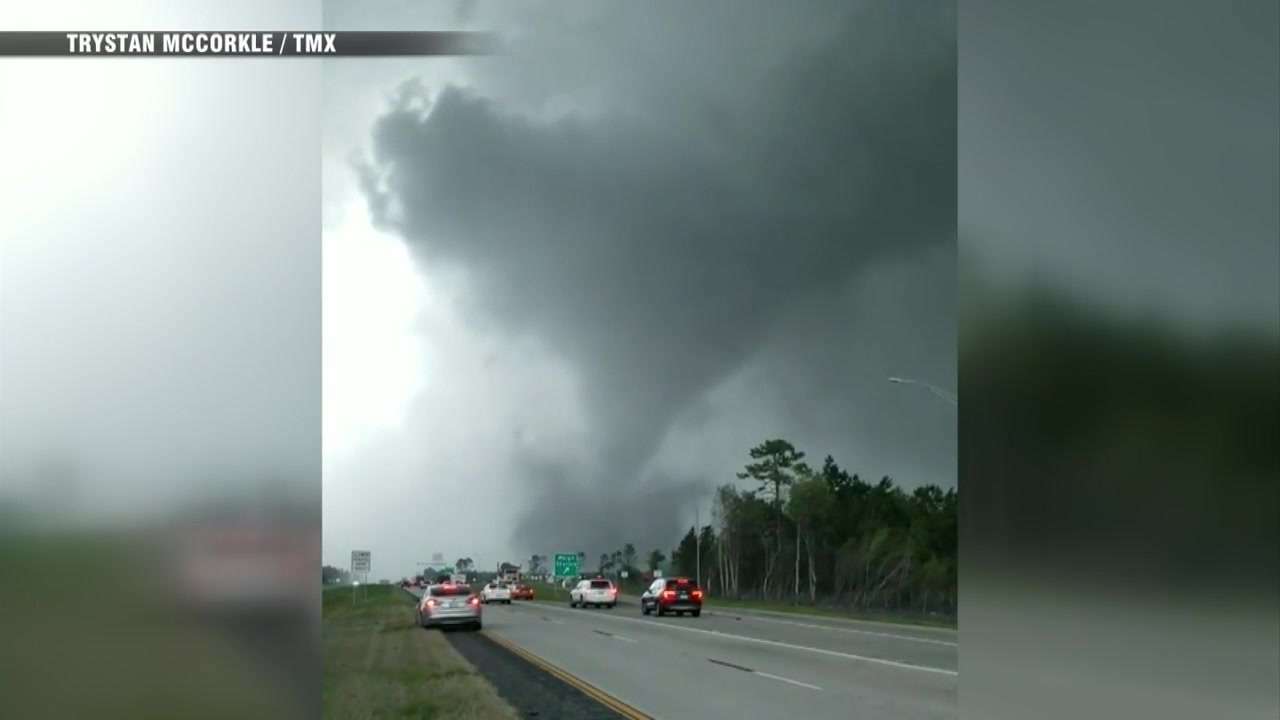 2 killed in Georgia, Texas as damaging storms strike South - Boston ...