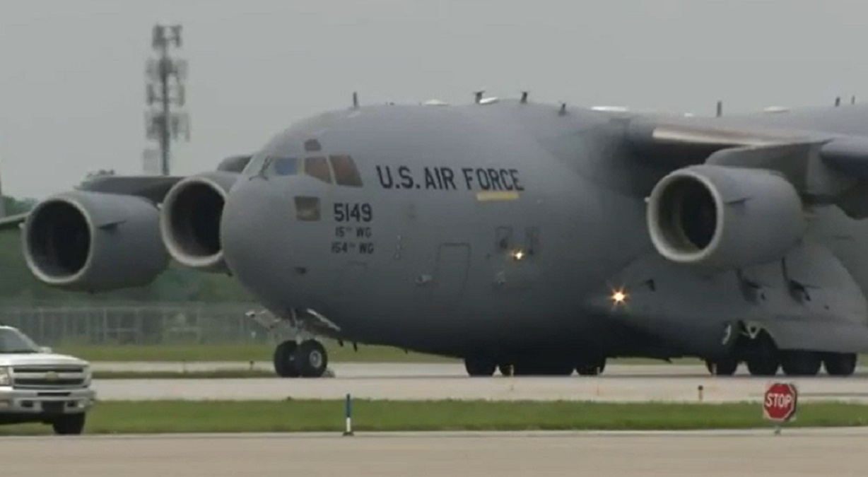 Air force planes bring 78 000 pounds of infant formula to us boston 