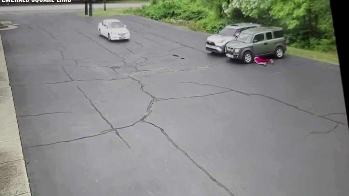 WATCH Man tries to saw off catalytic converter amid string of thefts