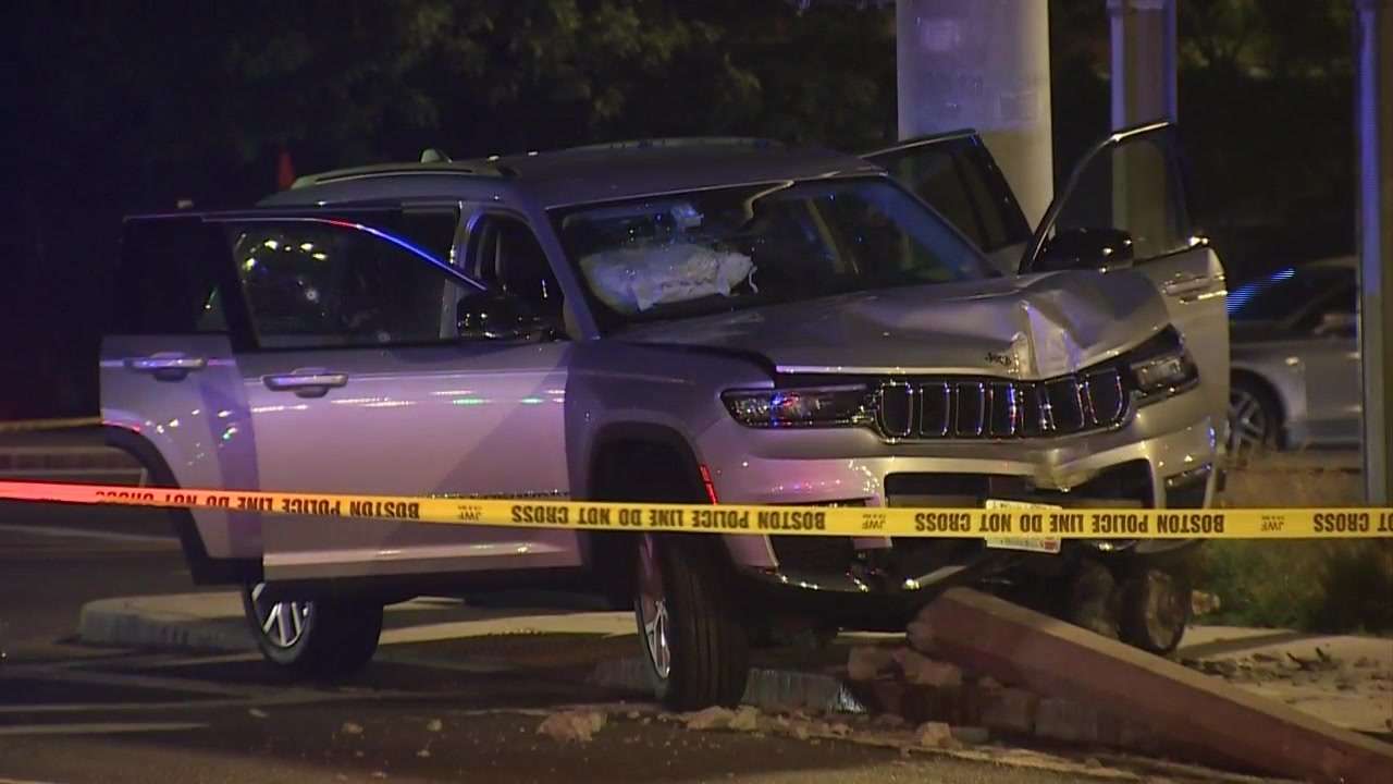 Police investigating after car collides with pole in Boston - Boston ...