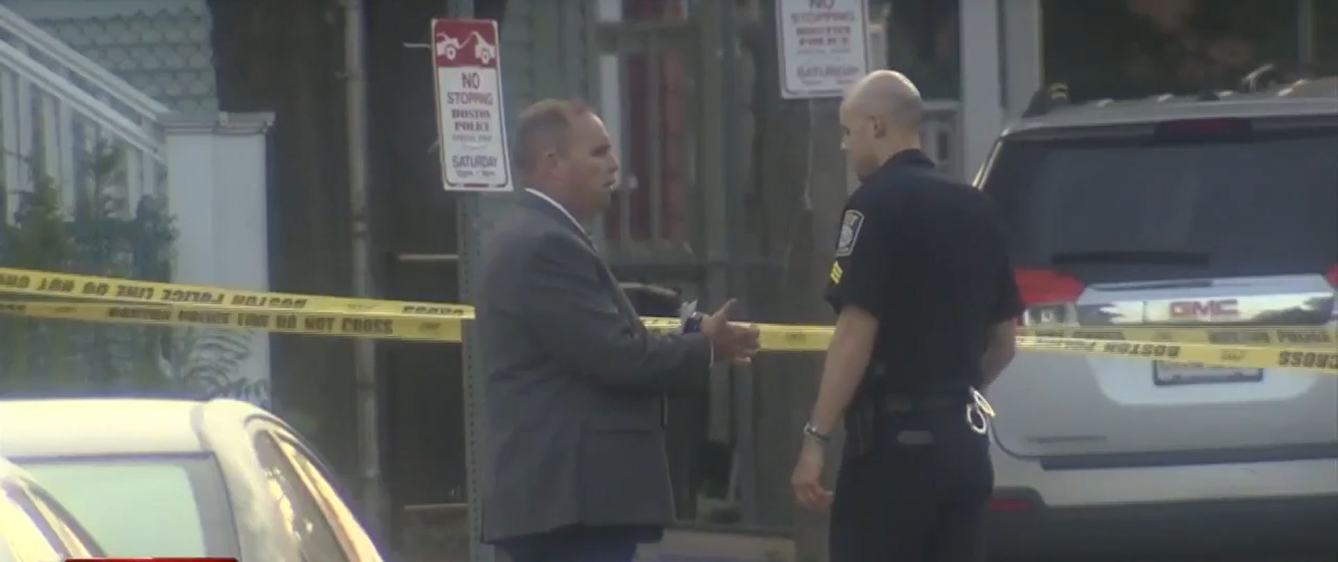 Police 2 hospitalized in Dorchester crash after driver allegedly fled