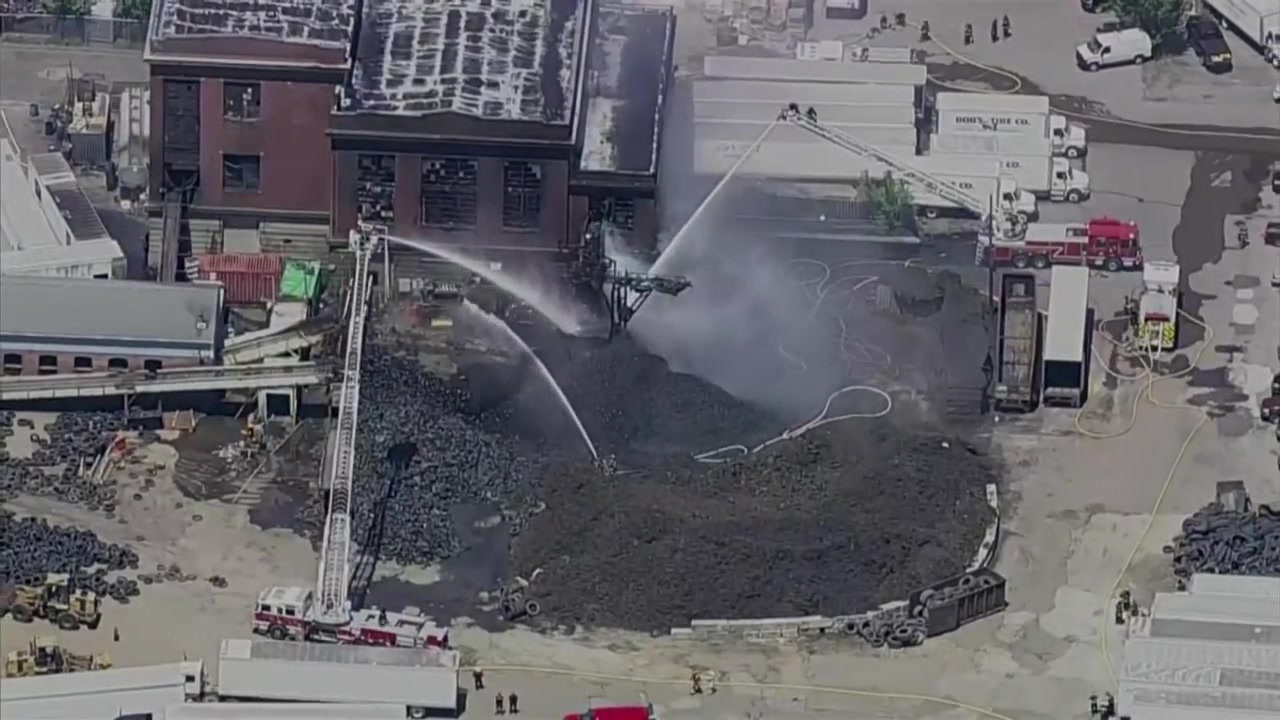 Fire crews battle fire at tire company in New Bedford Boston News