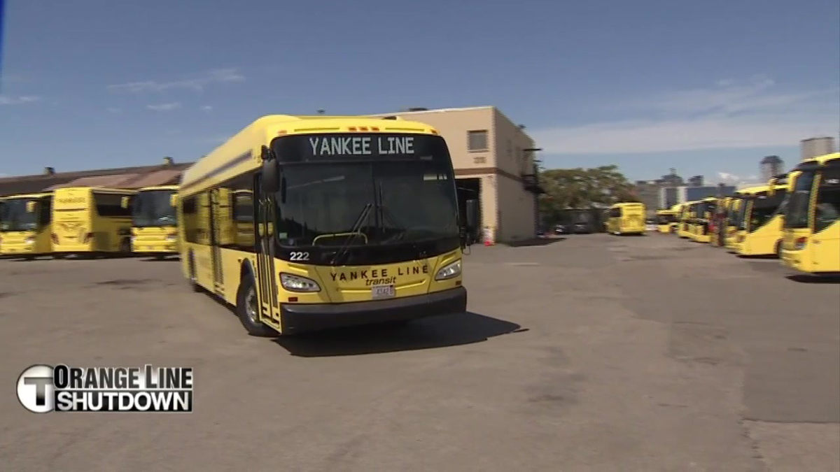 Shuttle buses to replicate the Orange Line route during shutdown