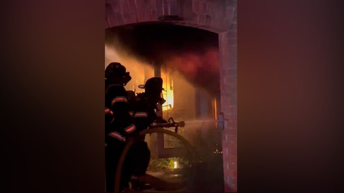 Brockton Firefighters Combat 2-alarm House Fire - Boston News, Weather ...