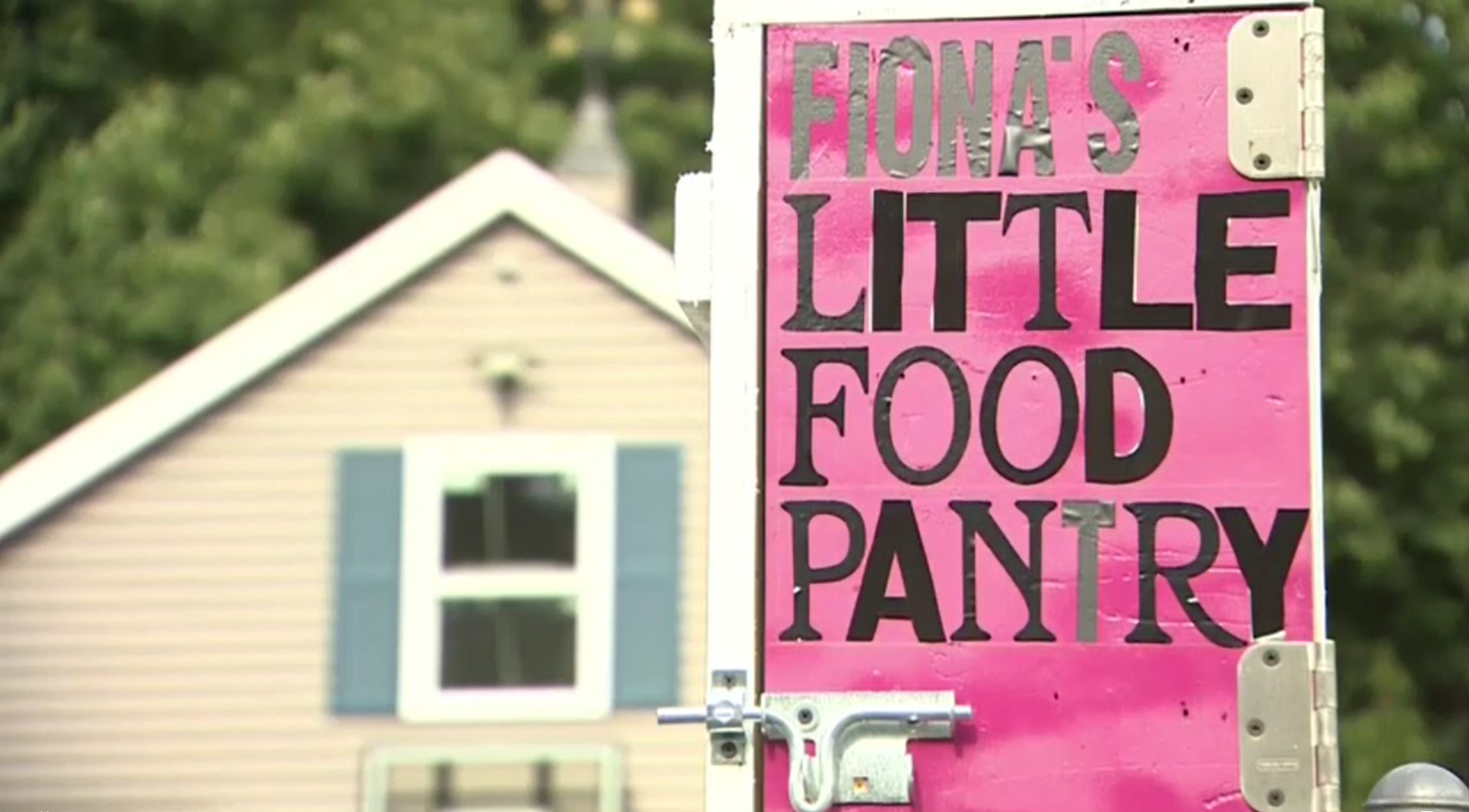 ‘We can help the hungry’ 7yearold Natick girl launches food pantry in family’s front yard