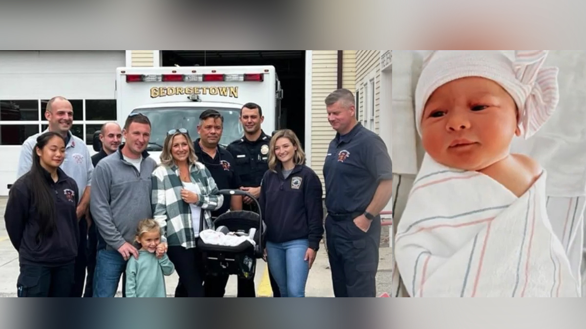 Georgetown Fire reunites with mother, baby after aiding in first home ...