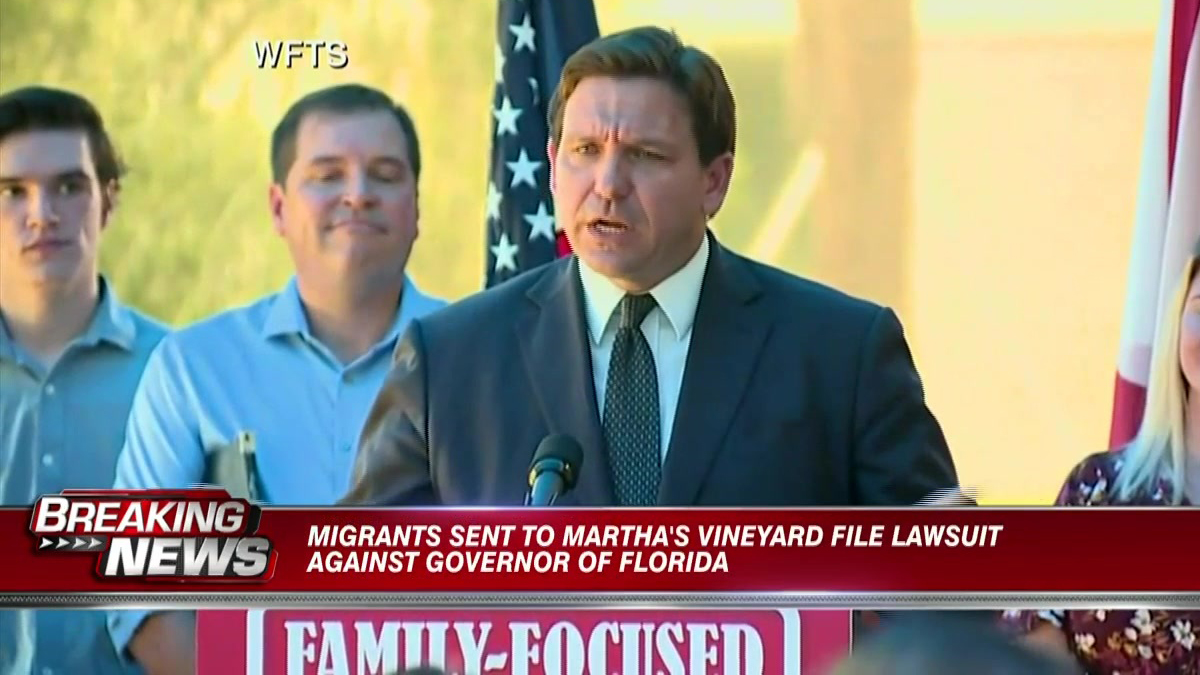 Migrants Flown To Martha’s Vineyard File Lawsuit Against Governor Of ...