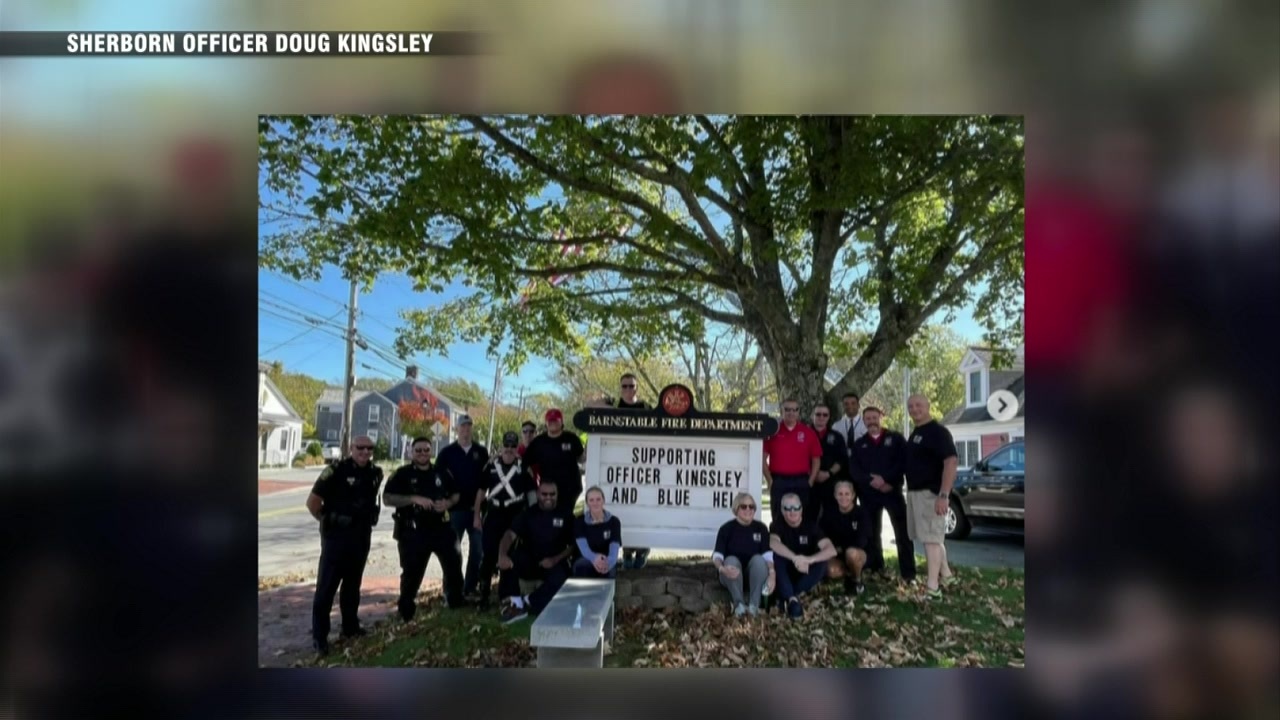 Sherborn officer completes first responder suicide awareness walk