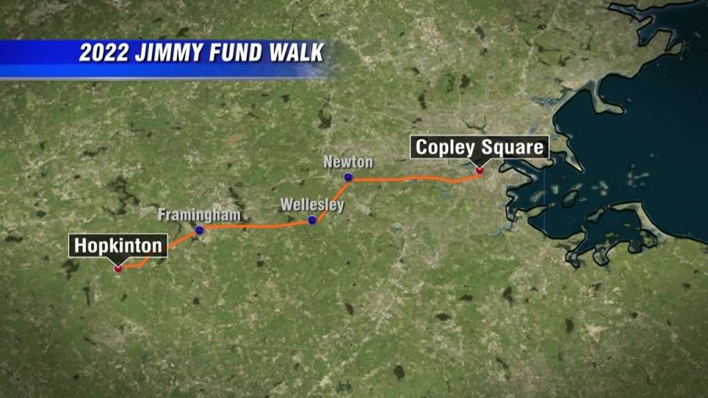 Participants lace up for first inperson Boston Marathon Jimmy Fund
