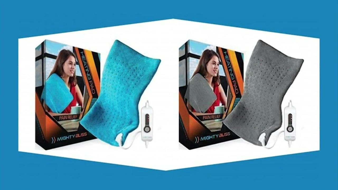 ‘Mighty Bliss’ heating pads recalled after complaints of sparking