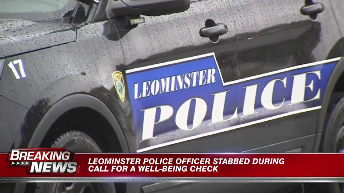 Leominster Police officer stabbed while responding to call Boston