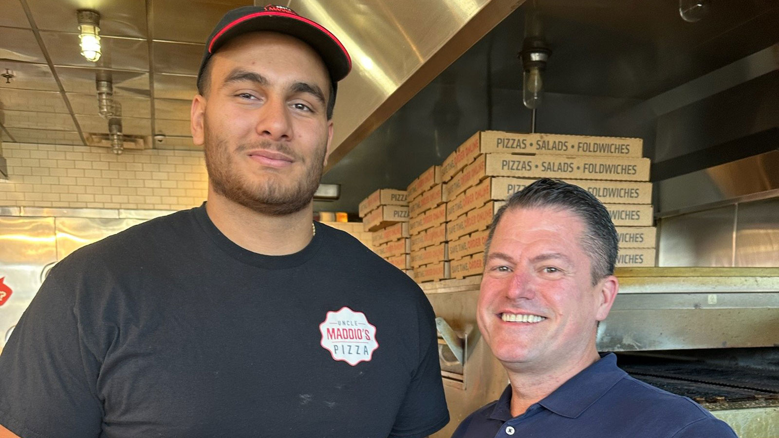 NFL: Football player Sebastian Gutierrez swaps pizza shop for the New England Patriots