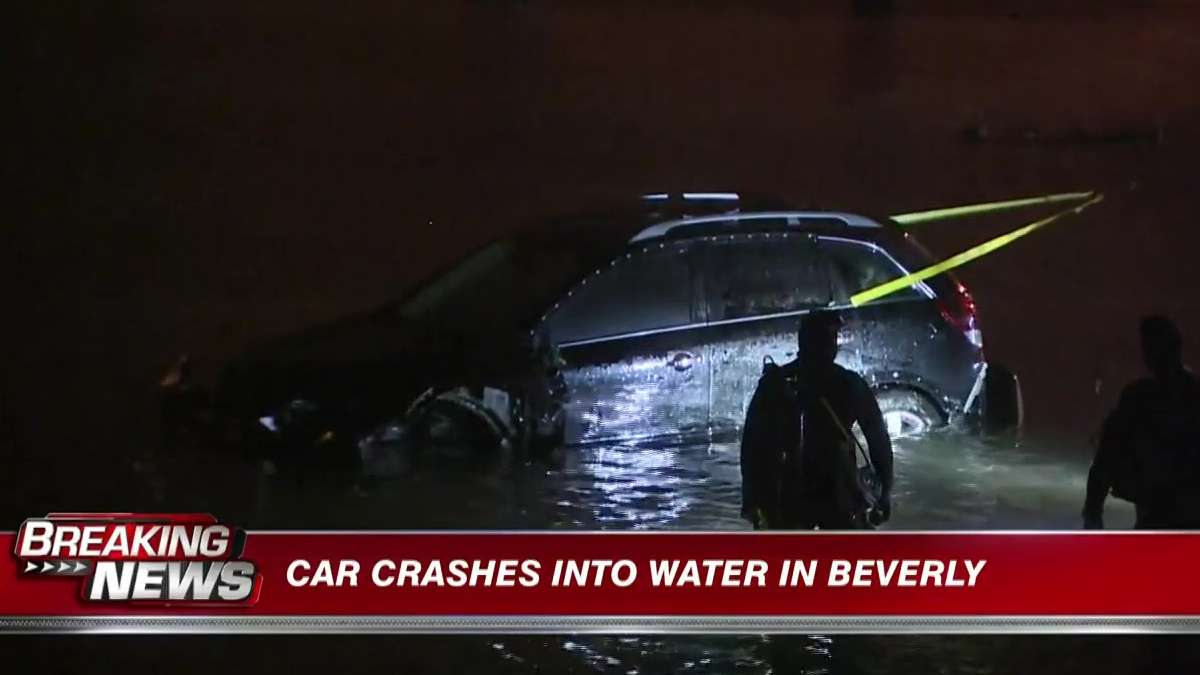 Driver doing ‘OK’ after vehicle crashes into river between Salem and ...