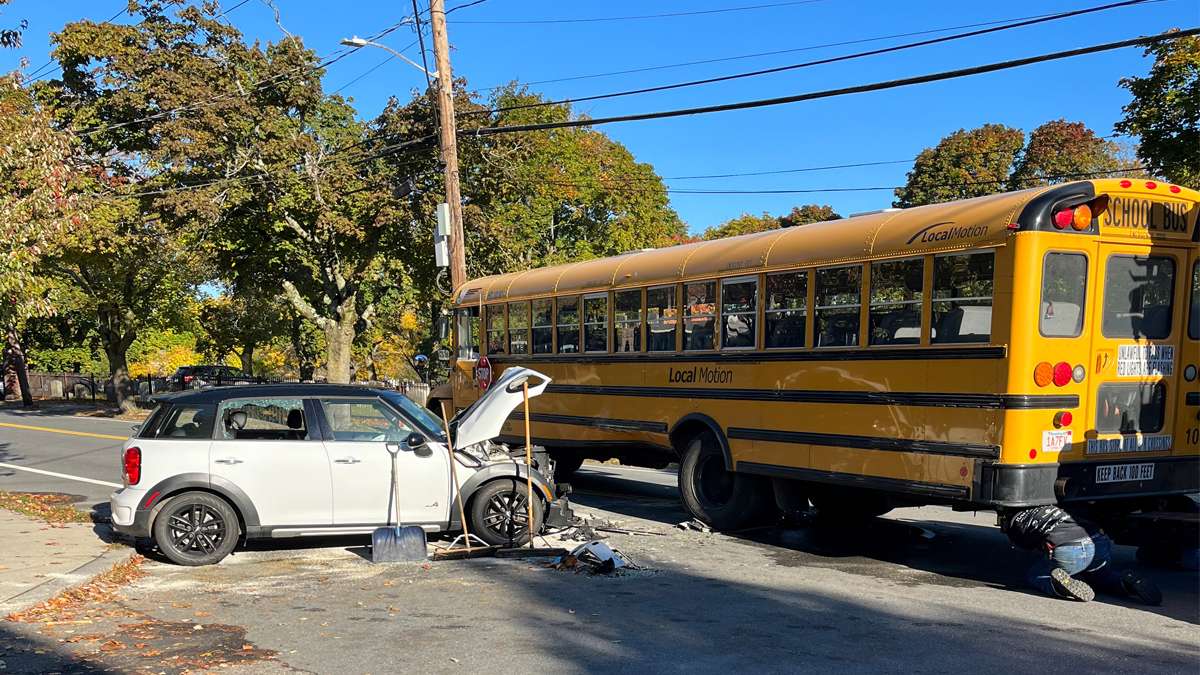School bus crash in Watertown, 6 students taken to hospital - Boston ...